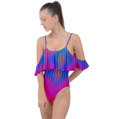 Intoxicating Rainbows Drape Piece Swimsuit by Thespacecampers