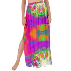 Plasma Ball Maxi Chiffon Tie-up Sarong by Thespacecampers