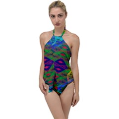 Portal Pieces Go With The Flow One Piece Swimsuit by Thespacecampers