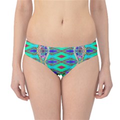 Techno Teal Hipster Bikini Bottoms by Thespacecampers