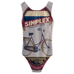 Simplex Bike 001 Design By Trijava Kids  Cut-out Back One Piece Swimsuit by nate14shop