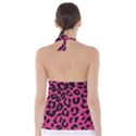 Leopard Print Jaguar dots pink neon Babydoll Tankini Top View2