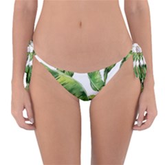 Sheets Tropical Plant Palm Summer Exotic Reversible Bikini Bottom by artworkshop