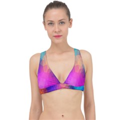 Triangles Polygon Color Classic Banded Bikini Top by artworkshop