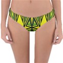 Abstract pattern geometric backgrounds Reversible Hipster Bikini Bottoms View3
