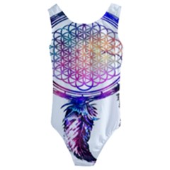 Bring Me The Horizon  Kids  Cut-out Back One Piece Swimsuit by nate14shop