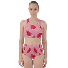 Water Melon Red Racer Back Bikini Set by nate14shop