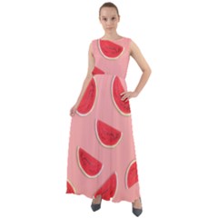 Water Melon Red Chiffon Mesh Boho Maxi Dress by nate14shop