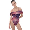 Milky-way-galaksi Frill Detail One Piece Swimsuit View1