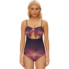 Milky-way-galaksi Knot Front One-piece Swimsuit by nate14shop