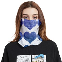 Valentin Heart  Love Face Covering Bandana (two Sides) by artworkshop
