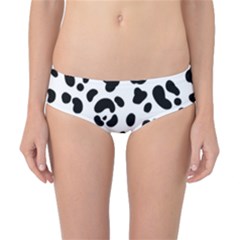 Blak-white-tiger-polkadot Classic Bikini Bottoms by nate14shop