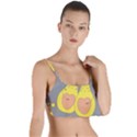 Avocado-yellow Layered Top Bikini Top  View1