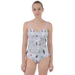 Background-white Abstrack Sweetheart Tankini Set by nate14shop