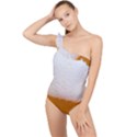 Beer-001 Frilly One Shoulder Swimsuit View1