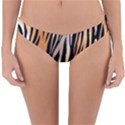 Seamless Zebra Stripe Reversible Hipster Bikini Bottoms View1