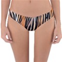 Seamless Zebra Stripe Reversible Hipster Bikini Bottoms View3
