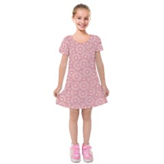 Flora Kids  Short Sleeve Velvet Dress by nate14shop