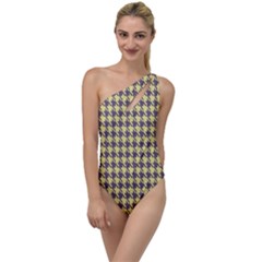 Houndstooth To One Side Swimsuit