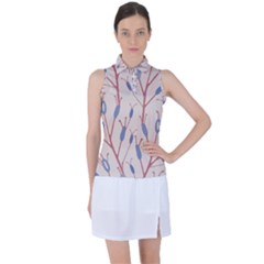 Abstract-006 Women s Sleeveless Polo Tee by nate14shop