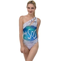 5 Seconds Of Summer Collage Quotes To One Side Swimsuit by nate14shop