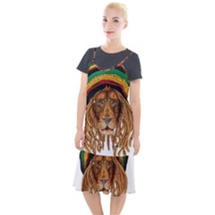 Lion Rastafari Camis Fishtail Dress by Jancukart