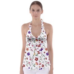 Background-a 009 Babydoll Tankini Top by nate14shop