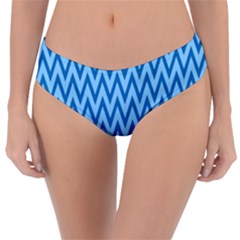 Background-cevrons-blue-001 Reversible Classic Bikini Bottoms by nate14shop