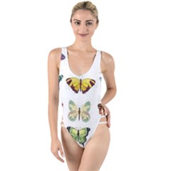 Butterflay High Leg Strappy Swimsuit by nate14shop