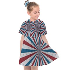 Usa-deco-background Kids  Sailor Dress by Jancukart