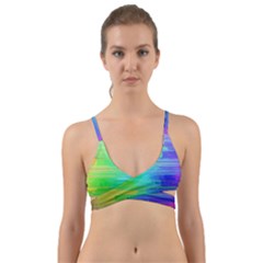 Colors-rainbow-chakras-style Wrap Around Bikini Top by Jancukart