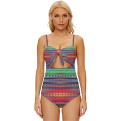 Abundance Knot Front One-piece Swimsuit by Thespacecampers