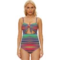 Abundance Knot Front One-Piece Swimsuit View1