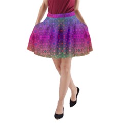 Stained Glass Vision A-line Pocket Skirt