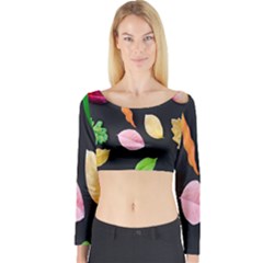 Autumn-b 001 Long Sleeve Crop Top by nate14shop