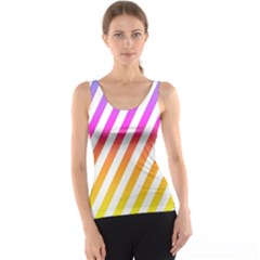 Abstract-lines-mockup-oblique Tank Top by Jancukart