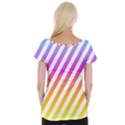 Abstract-lines-mockup-oblique Cap Sleeve Top View2