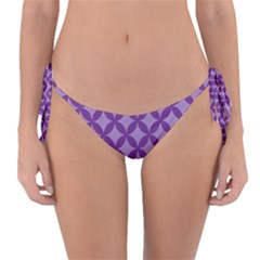 Purple-background Reversible Bikini Bottom by nate14shop