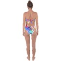 Background-drips-fluid-colorful- Tie Back One Piece Swimsuit View2