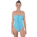 Seamless-pattern Tie Back One Piece Swimsuit View1