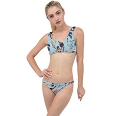 Tropical-leaves-seamless-pattern-with-monkey The Little Details Bikini Set by nate14shop