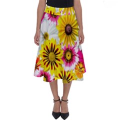 Blossoms Perfect Length Midi Skirt