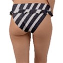  Zebra Pattern  Frill Bikini Bottom View2