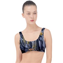 Rock Wall Crevices Geology Pattern Shapes Texture The Little Details Bikini Top by artworkshop