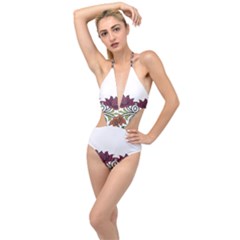 Im Fourth Dimension Colour 3 Plunging Cut Out Swimsuit by imanmulyana