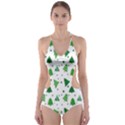 Christmas-trees Cut-Out One Piece Swimsuit View1