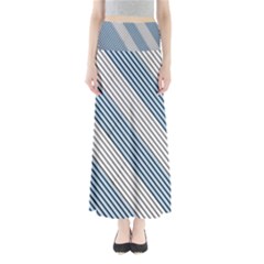 Lines Full Length Maxi Skirt