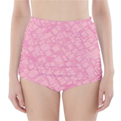 Pink High-waisted Bikini Bottoms by nateshop