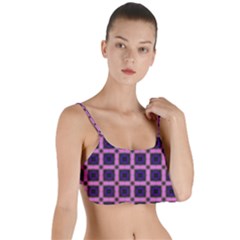 Seamless-box Puple Layered Top Bikini Top  by nateshop