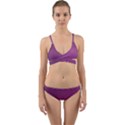 Background-purple Wrap Around Bikini Set View1